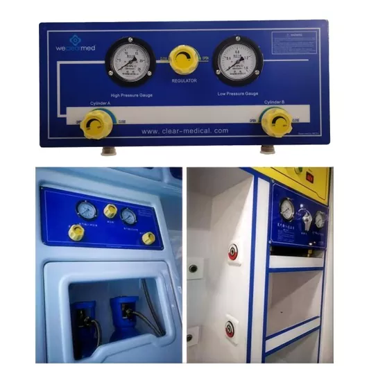 Ang ambulansya na medikal na gas manifold