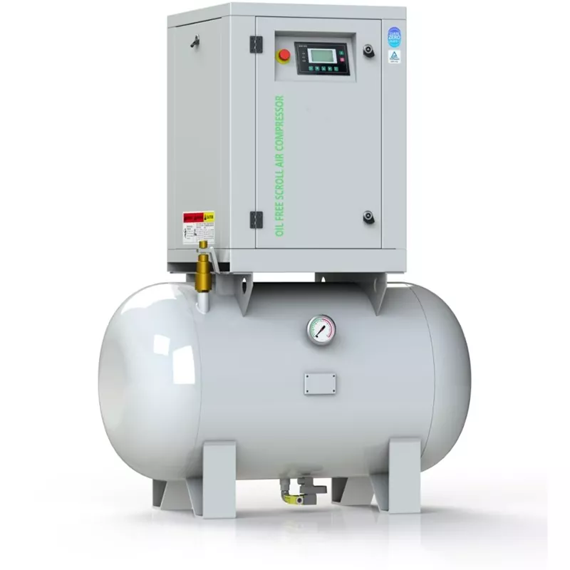 Oiled screw pump unit